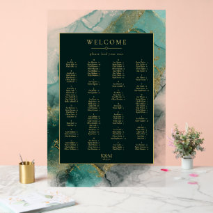 Moody Ink Emerald Gouden Zitkaart ID988 Acryl Bord