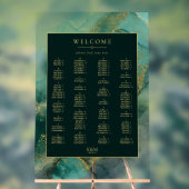 Moody Ink Emerald Gouden Zitkaart ID988 Acryl Bord (Neutraal)