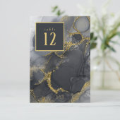 Moody Ink Houtskool Gouden Lijstnummer ID988 Kaart (Staand voorkant)