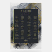 Moody Ink Houtskool Gouden Zitkaart ID988 Acryl Bord (Voorkant)