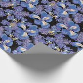 moody iris cadeaupapier (Hoek)