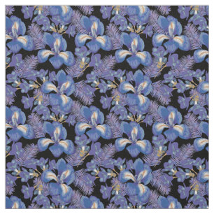 moody iris stof