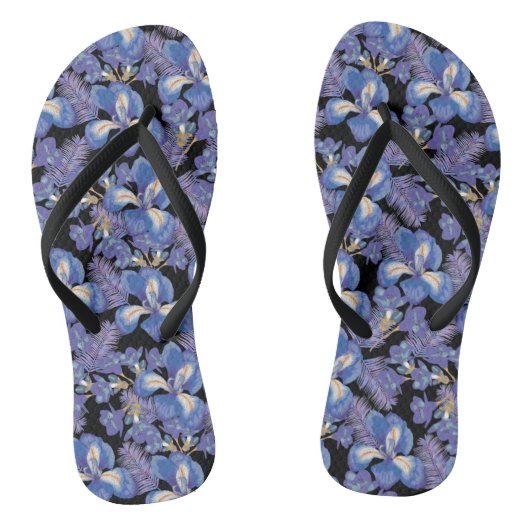 moody iris teenslippers (Voetbed)