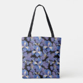 moody iris tote bag (Achterkant)