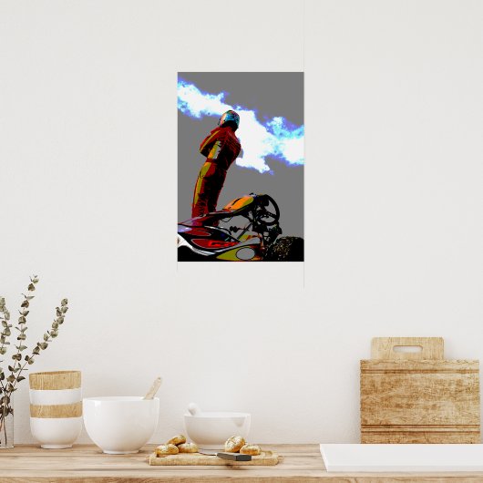 Moody Karting Poster (Keuken)
