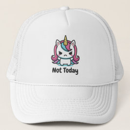 Moody Kawaii Unicorn Aangepaste tekst Trucker Pet