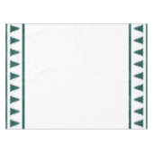 Moody kerstboom | Dark Midnight Blauwgroen Green Tafelkleed (Voorkant (Horizontaal))