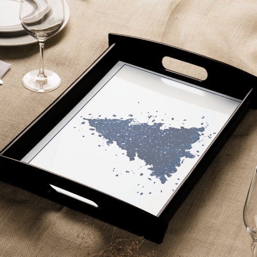 Moody Kerstboom | Klassiek donker marineblauw Tissuepapier