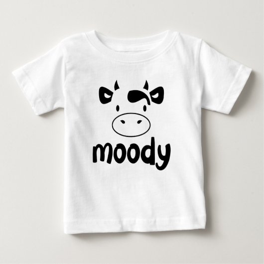 "Moody Koe" Kinder T-Shirt (Voorkant)