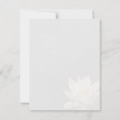 Moody Lily Pad Pond Nature Greeting Card (Achterkant)