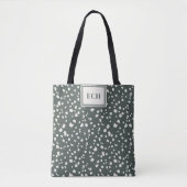 Moody Lunaria Silver Dollar Pattern Personalized Tote Bag (Voorkant)