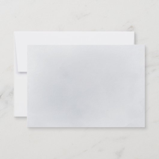 Moody marine minimale groen bruiloft QR-code RSVP Kaartje (Achterkant)