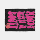 Moody met een buit fleece deken (Voorkant (Horizontaal))