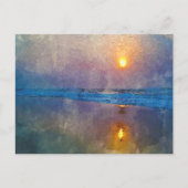 Moody misty sebe sunrise feestdagenkaart (Voorkant)