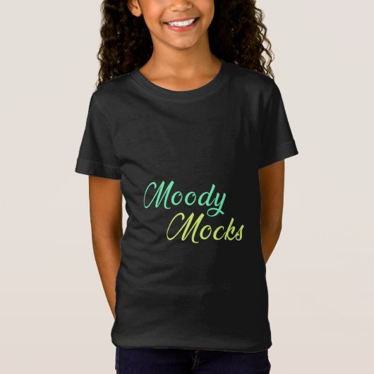 Moody Mocks - Sarcasme en houding in stijl T-shirt (Voorkant)