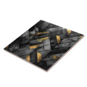 Moody Modern Mosaic Black ID1185 Tegeltje (Zijkant)