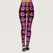 Moody Modern Winter Botanical KerstBlack Leggings (Achterkant)