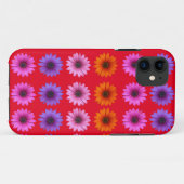 Moody Modern Winter Botanical Kerstrood Case-Mate iPhone Case (Achterkant (horizontaal))