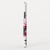 Moody Moody  Waterverf Pink Floral Case-Mate iPhone Case (Achterkant/rechts)