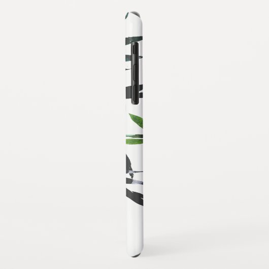 Moody Moody  Waterverf Pink Floral Case-Mate iPhone Case (Achterkant/links)