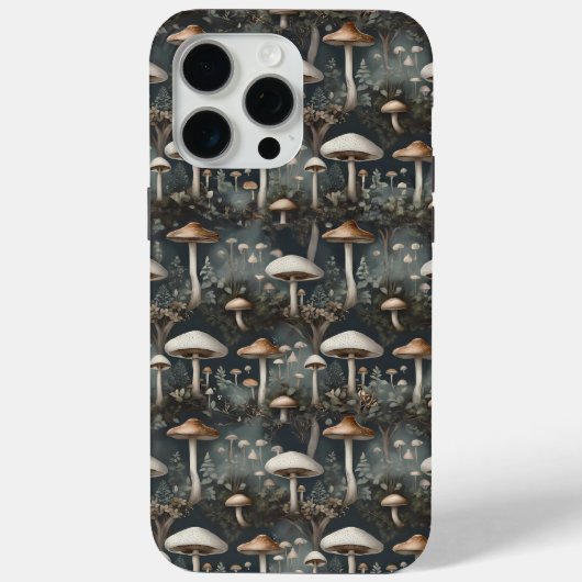 Moody Mushroom Forest Case-Mate iPhone Case (Achterkant)