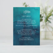 Moody Ocean Waterverf Details Behuizing Kaart (Staand voorkant)