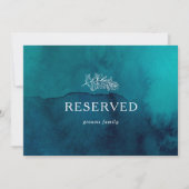 Moody Ocean Waterverf Reserved Sign (Voorkant)