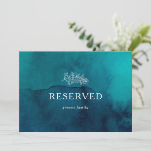 Moody Ocean Waterverf Reserved Sign