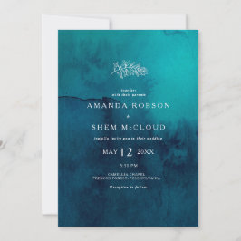 Moody Ocean Waterverf vond alles in één keer Kaart