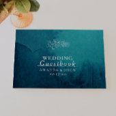 Moody Ocean Waterverf Wedding Guest Book Gastenboek