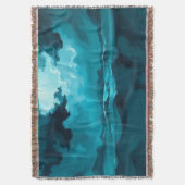 Moody Ocean Waves Under Stormy Sky – Abstract Seas Deken (Voorkant Verticaal)