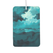 Moody Ocean Waves Under Stormy Sky – Abstract Seas Luchtverfrisser (Voorkant)