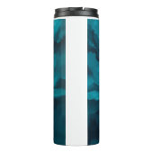 Moody Ocean Waves Under Stormy Sky – Abstract Seas Thermosbeker (Achterkant)