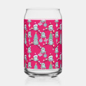 Moody Octopus With Christmas Lights Red Blikvorm Glas (Rechts)