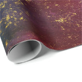 Moody Ombre | Psychedelic Grunge Gold Stardust Cadeaupapier (Rol Hoek)