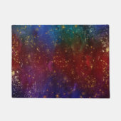 Moody Ombre | Psychedelic Grunge Gold Stardust Deurmat (Voorkant)