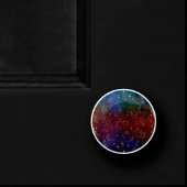 Moody Ombre | Psychedelic Grunge Gold Stardust Keramische Knop