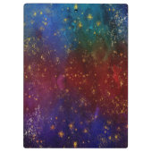 Moody Ombre | Psychedelic Grunge Gold Stardust Klembord (Achterkant)