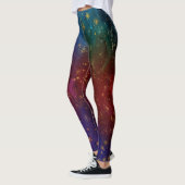 Moody Ombre | Psychedelic Grunge Gold Stardust Leggings (Links)
