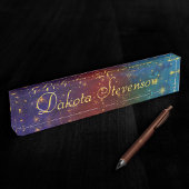 Moody Ombre | Psychedelic Grunge Gold Stardust Naambordje