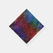 Moody Ombre | Psychedelic Grunge Gold Stardust Servet (Hoek)