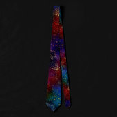 Moody Ombre | Psychedelic Grunge Gold Stardust Stropdas