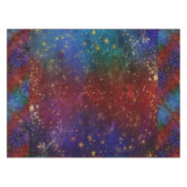 Moody Ombre | Psychedelic Grunge Gold Stardust Tafelkleed (Voorkant (Horizontaal))