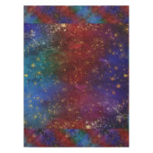 Moody Ombre | Psychedelic Grunge Gold Stardust Tafelkleed (Voorkant)