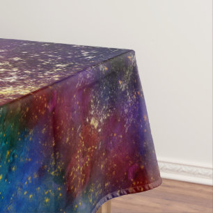 Moody Ombre Psychedelic Grunge Gold Stardust Tafelkleed