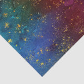 Moody Ombre | Psychedelic Grunge Gold Stardust Tissuepapier (Detail)