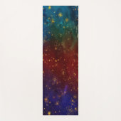 Moody Ombre | Psychedelic Grunge Gold Stardust Yogamat (Voorkant)