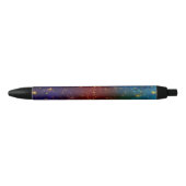 Moody Ombre | Psychedelic Grunge Gold Stardust Zwarte Inkt Pen (Voorkant)
