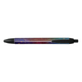 Moody Ombre | Psychedelic Grunge Gold Stardust Zwarte Inkt Pen (Achterkant)