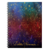 Moody Ombre | Psychedelic Grunge Stardust Branding Notitieboek (Voorkant)